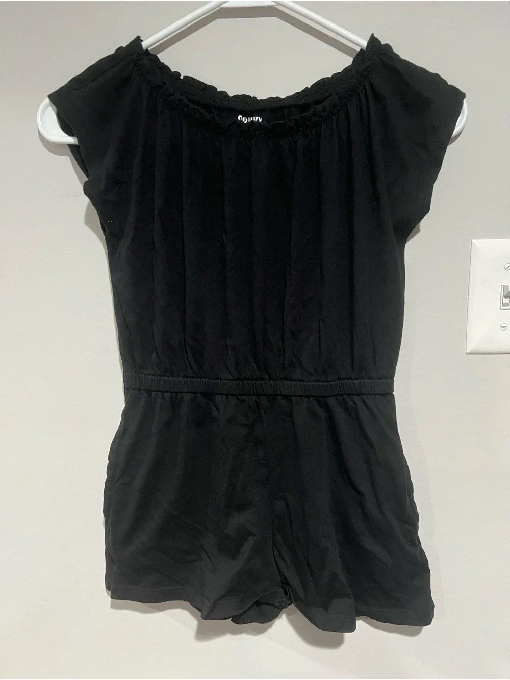 Black Girls' One-Piece Romper - Brand: Old Navy, size: M(8)